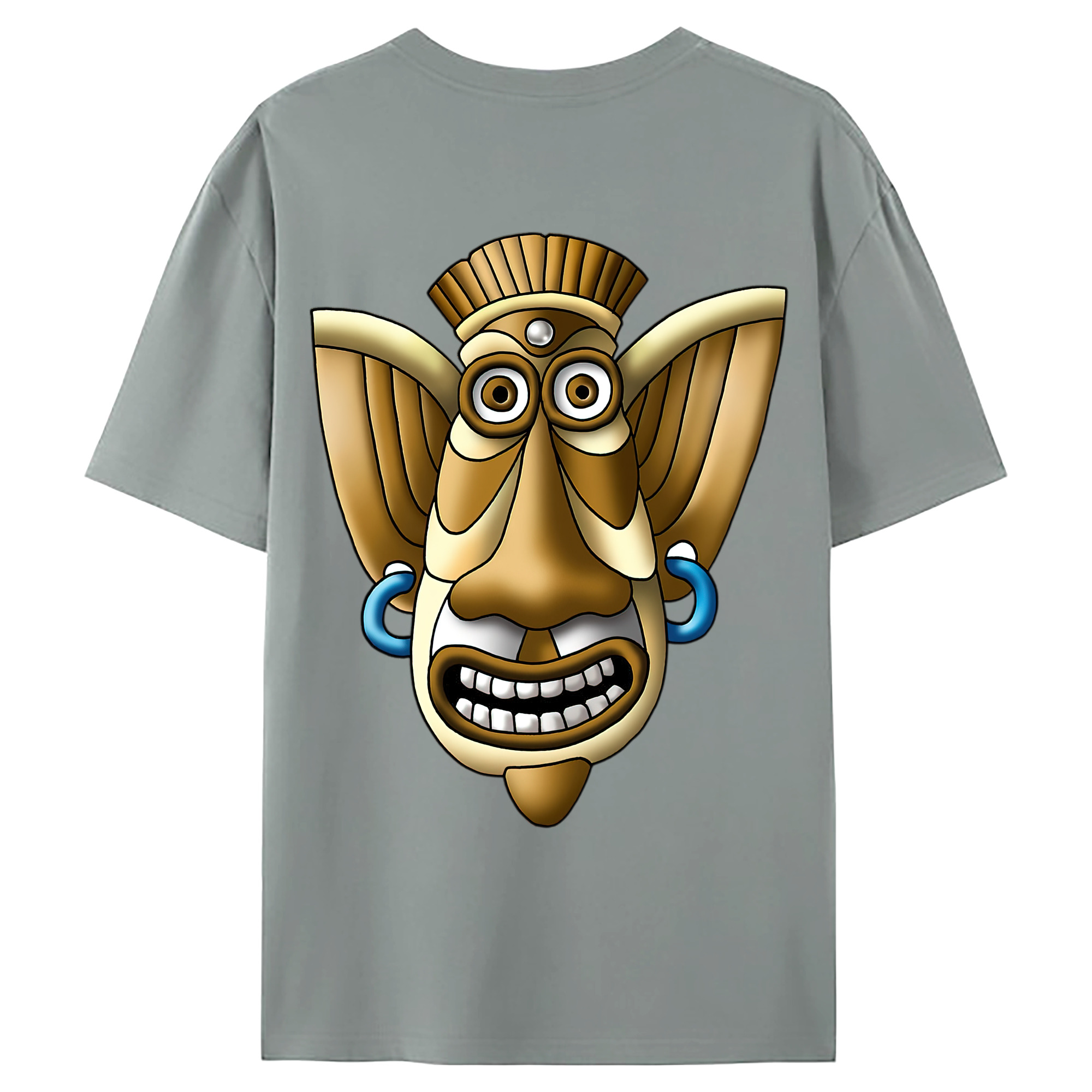 （画像用） ドラゴンクエスト Doragon Kuesuto Dragon Quest 綿100％ メンズ半袖Tシャツ（バックプリント） 通気性
